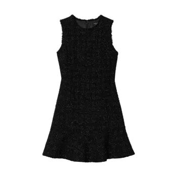Твидовое мини-платье Twilight с воланами Kate Spade New York