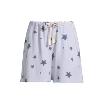 Короткие пижамные шорты Celestial Stripe & Stare