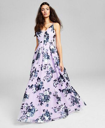 Бальное платье с цветочным принтом и цветочным принтом для юниоров Crystal Doll