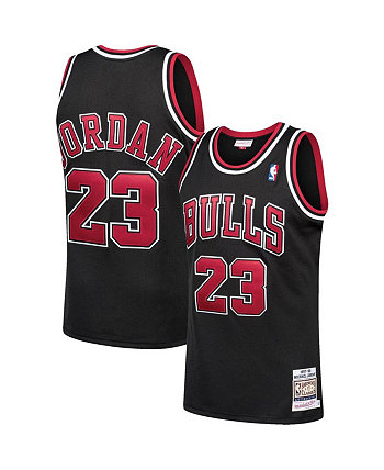 Мужская майка Michael Jordan Black Chicago Bulls 1997-98 Hardwood Classics Authentic Player Jersey Mitchell & Ness
