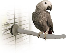 K&H Pet Products Thermo-Perch Heated Bird Perch Gray K&H Pet Products