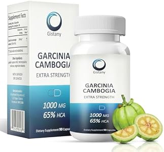 Extra Strength 65% HCA Pure Garcinia cambogia Natural Weight Loss Pills, Appetite Control Pill Dietary Supplement to Control Weight for Both Men and Women Gistany