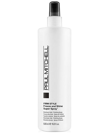 Супер спрей Firm Style Freeze & Shine Super Spray, 16,9 унции, от PUREBEAUTY Salon & Spa PAUL MITCHELL