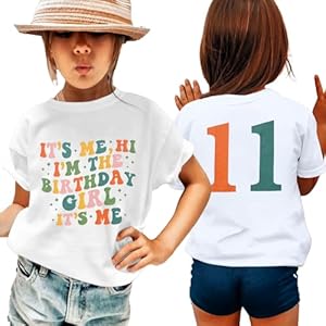 It’s Me I’m The Birthday Girl Shirts Toddler Kids Girls Birthday Tees T-Shirt Party Outfits Tops 5-12 Years Ag Aguu