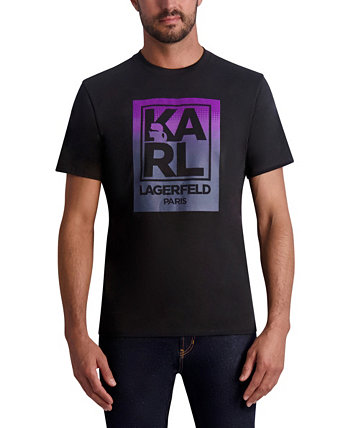 Men's Karl Lagerfeld Ombre Squared Graphic T-shirt Karl Lagerfeld Paris