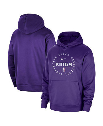 Men's Purple Sacramento Kings 2024/25 Spotlight On-Court Practice Performance Pullover Hoodie Nike