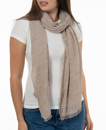 Женский текстурированный льняной шарф, созданный для Macy's Style & Co