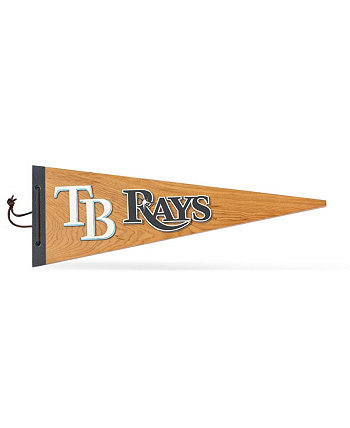 Деревянный вымпел Tampa Bay Rays 3D Pillbox Bat Company
