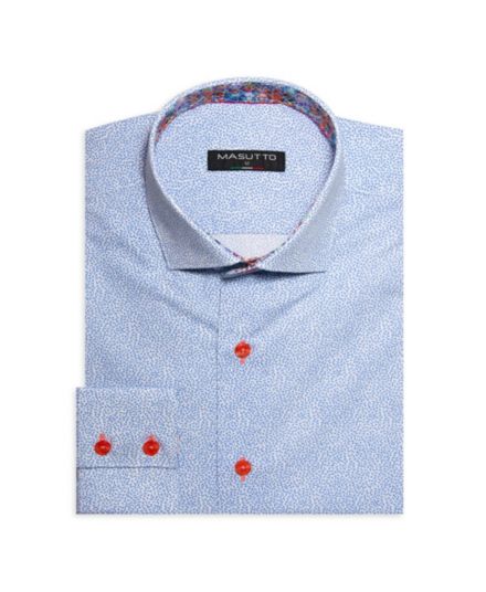 Bonucci Contrast Button Dress Shirt Masutto
