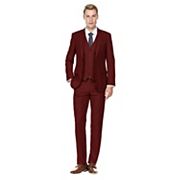 Men's 3-piece Premium Vested Slim Fit Suit Braveman