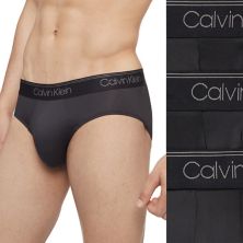 Men's Calvin Klein 3-Pack Microfiber Stretch Low-Rise Briefs Calvin Klein