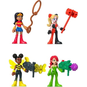 Imaginext DC Super Friends Rivals Pack 8-Piece Figures & Accessories Set, Preschool Toys Imaginext