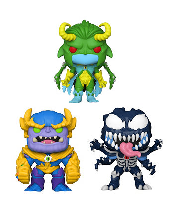 Pop Marvel Mech Strike Monster Hunters Collectors Set 3 Figure Set Funko