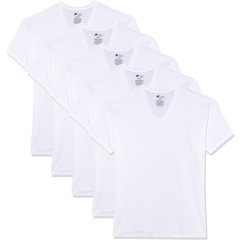 Комплект из 6 футболок Ultimate® Comfortsoft® с V-образным вырезом Hanes