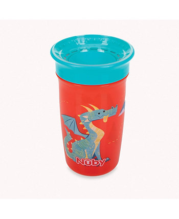 360 Degree Easy Sip Grip Wonder Cup 10oz, Red, Dragon NUBY