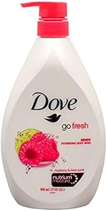 Dove, Body Wash, Go Fresh, Renew Raspberry & Lime W/Pump - 800 ML Dove