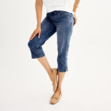 Женские джинсовые капри без застежек Croft & Barrow® Modern Croft & Barrow