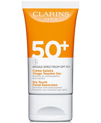 Dry Touch Facial Sunscreen Broad Spectrum SPF 50+, 1.7 oz. Clarins