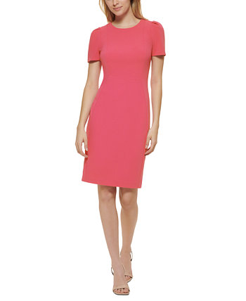Платье-футляр с короткими рукавами для миниатюрных размеров Calvin Klein