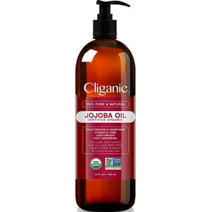 Cliganic Organic Jojoba Oil - 32oz Cliganic