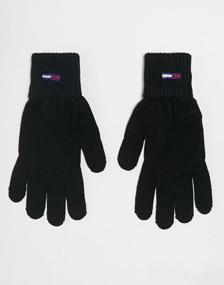 Черные перчатки с логотипом Tommy Jeans Tommy Jeans