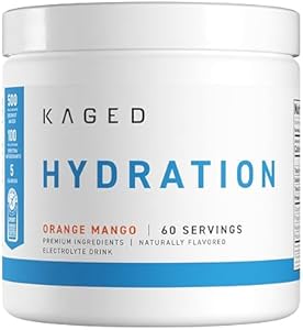 Kaged Electrolyte Hydration Powder (Порошок) | Strawberry Yuzu | Sports Drink for Men and Women | Pre, Post, Intra Workout Supplement | 60 Servings (Порции) Kaged