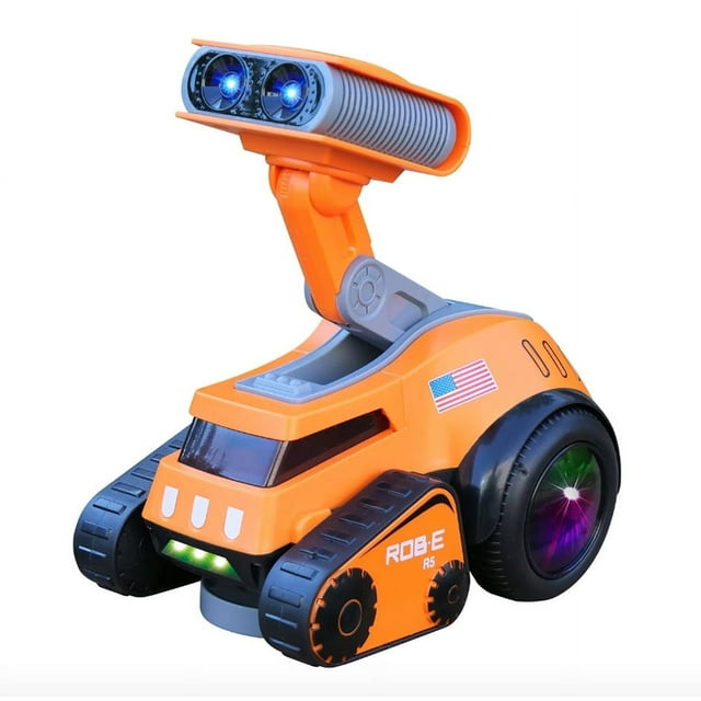 Contixo R5 Moon Rocket Rob-E Electronic Robot Toy for Kids - Dances, Plays Music, Light-Up Eyes Contixo