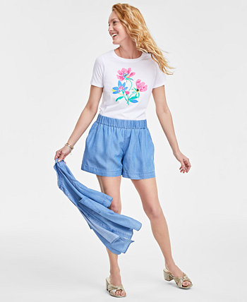 Women's Fresh Bouquet T-Shirt, Created for Macy's On 34th