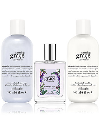 3-Pc. Amazing Grace Lavender Eau de Toilette Gift Set, Created for Macy's Philosophy