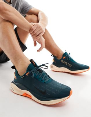 Мужские кроссовки для образа жизни Nike Infinity Run 4 React в зеленом и оранжевом цветах Nike