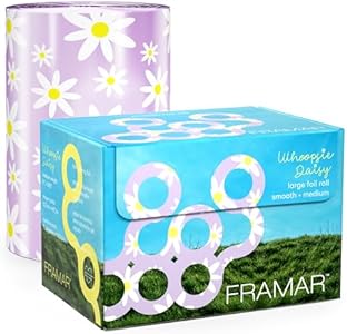 Framar Magenta Aluminum Foil Roll, Hair Foils for Highlighting - Medium 1600 ft Framar