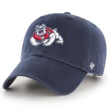 Men's '47 Navy Fresno State Bulldogs Clean Up Adjustable Hat Unbranded