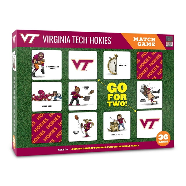 Virginia Tech Hokies Licensed Memory Match Game YouTheFan