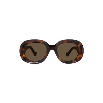 Chunky Anagram Geometric Sunglasses LOEWE