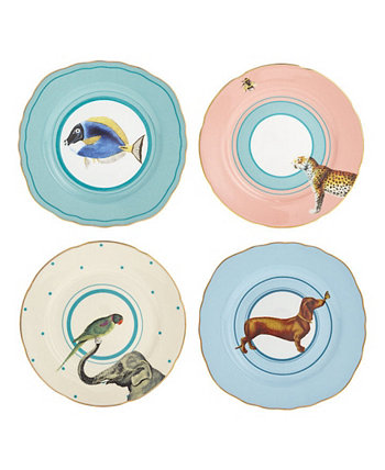 Тарелки для торта «Животные», набор из 4 шт. Yvonne Ellen