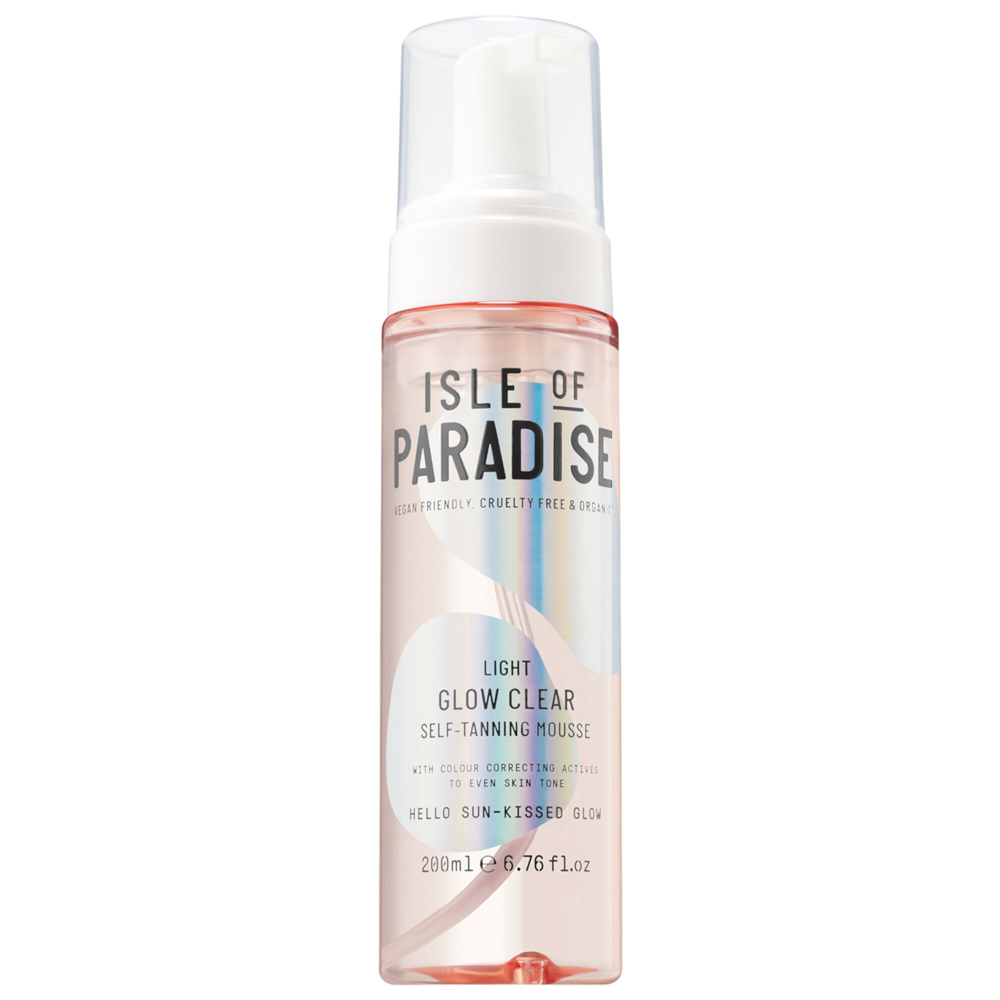 Glow Clear, Color Correcting Self-Tanning Mousse Isle of Paradise