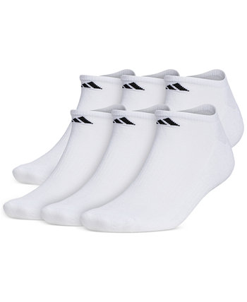 Мужские спортивные носки увеличенного размера (не показывающиеся), 6 шт. В упаковке Adidas
