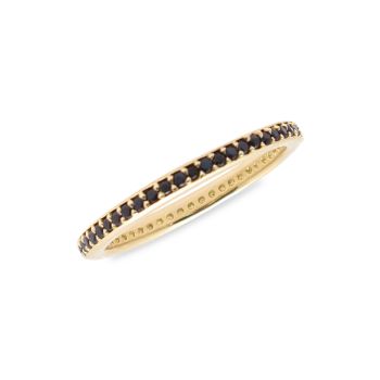 Sueno, желтое золото 18 карат & amp; Укладывающееся кольцо с черным сапфиром ARMENTA