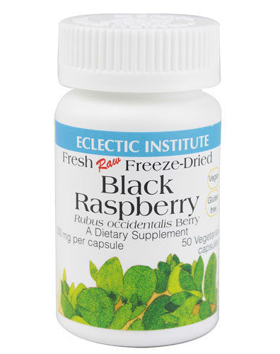 Black Raspberry -- 300 mg - 50 Vegetarian Capsules (Вегетарианские капсулы) Eclectic Institute