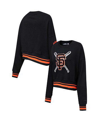 Женский черный пуловер San Francisco Giants Mash Up свитшот Pro Standard