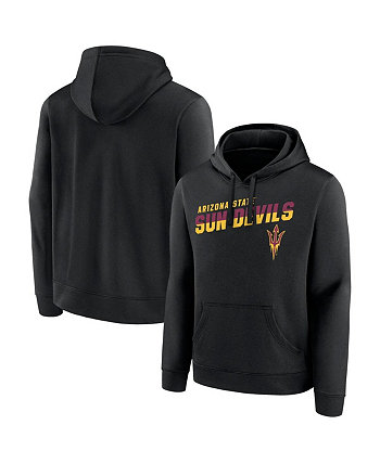 Мужской черный пуловер с капюшоном Arizona State Sun Devils Quick Slant Fanatics