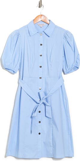 Платье-рубашка с пышными рукавами и завязками на талии NANETTE NANETTE FOOTWR