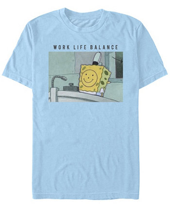 Мужская футболка Work Bob с короткими рукавами и круглым вырезом FIFTH SUN