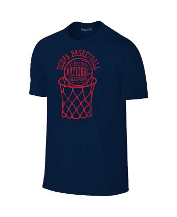 Мужская темно-синяя футболка UConn Huskies 2023 NCAA, мужская баскетбольная футболка с национальными чемпионами Original Retro Brand