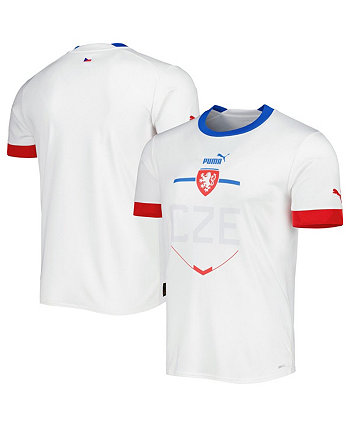Мужская белая футболка сборной Чехии 2022/23 на выезде, копия PUMA