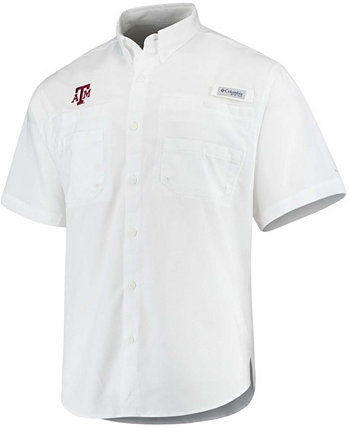 Мужская белая рубашка с тамиами Texas A M Aggies Columbia
