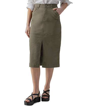 Women's Triple Threat Front-Slit Midi Skirt Sanctuary