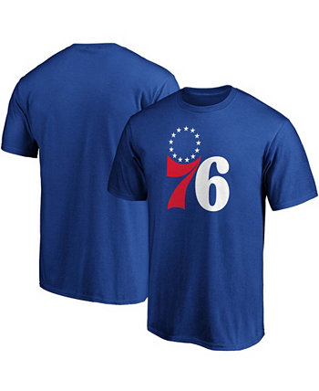 Мужская футболка с логотипом Royal Philadelphia 76ers Primary Team Fanatics