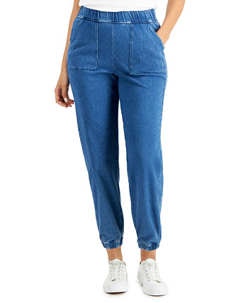 Джинсовые брюки-джоггеры, созданные для Macy's Charter Club