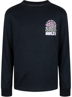 Flowers Grow Long Sleeve Tee (Big Kid) Hurley